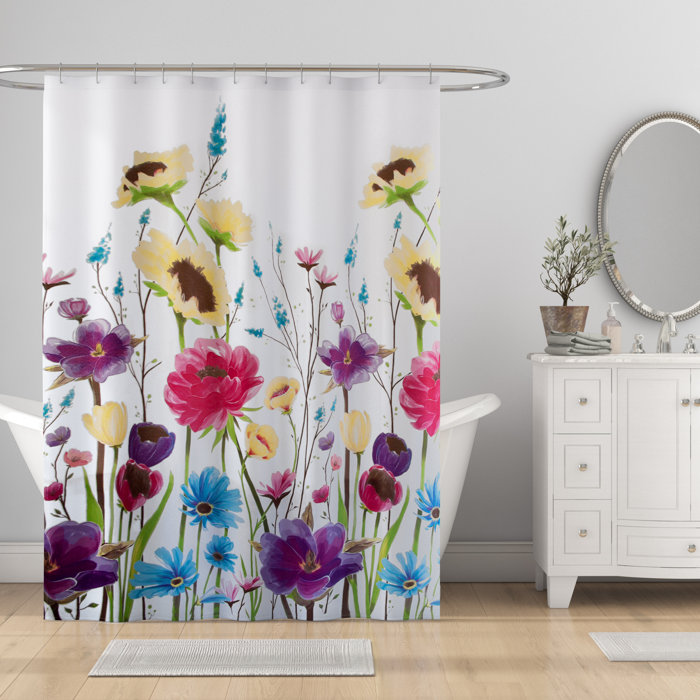 Red Barrel Studio® Kalson Fabric Single Shower Curtain & Reviews Wayfair Canada